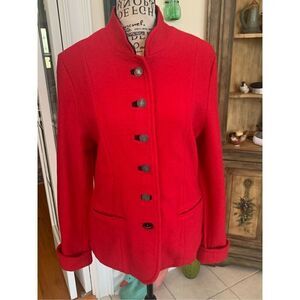 Vintage Venario Boiled Wool Red Jacket